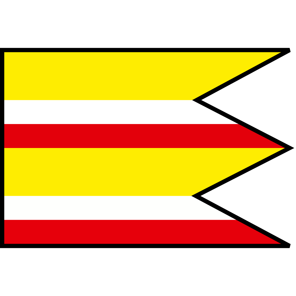 Flag of Vojnatina, Region of Košice