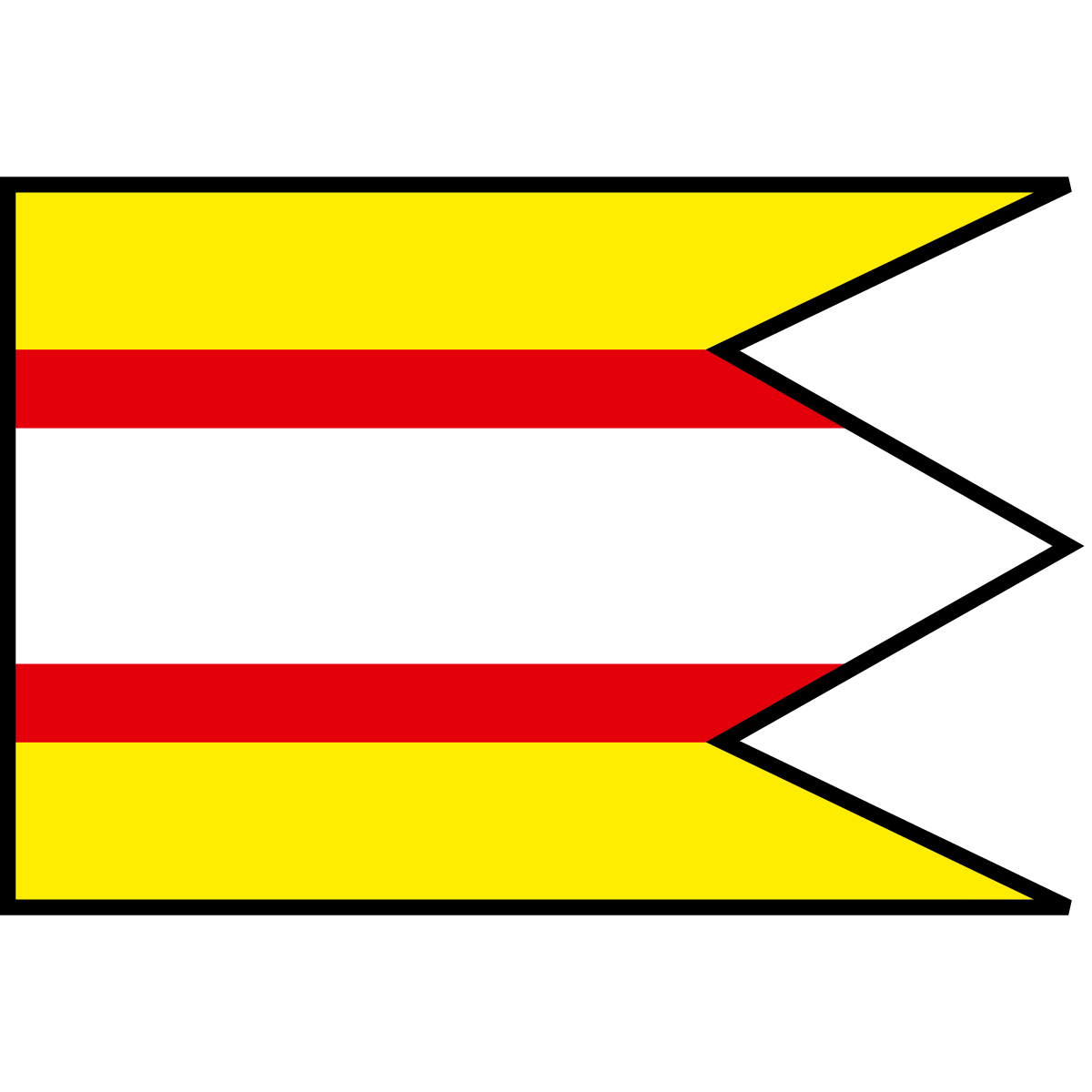 Flag of Voznica, Region of Banská Bystrica