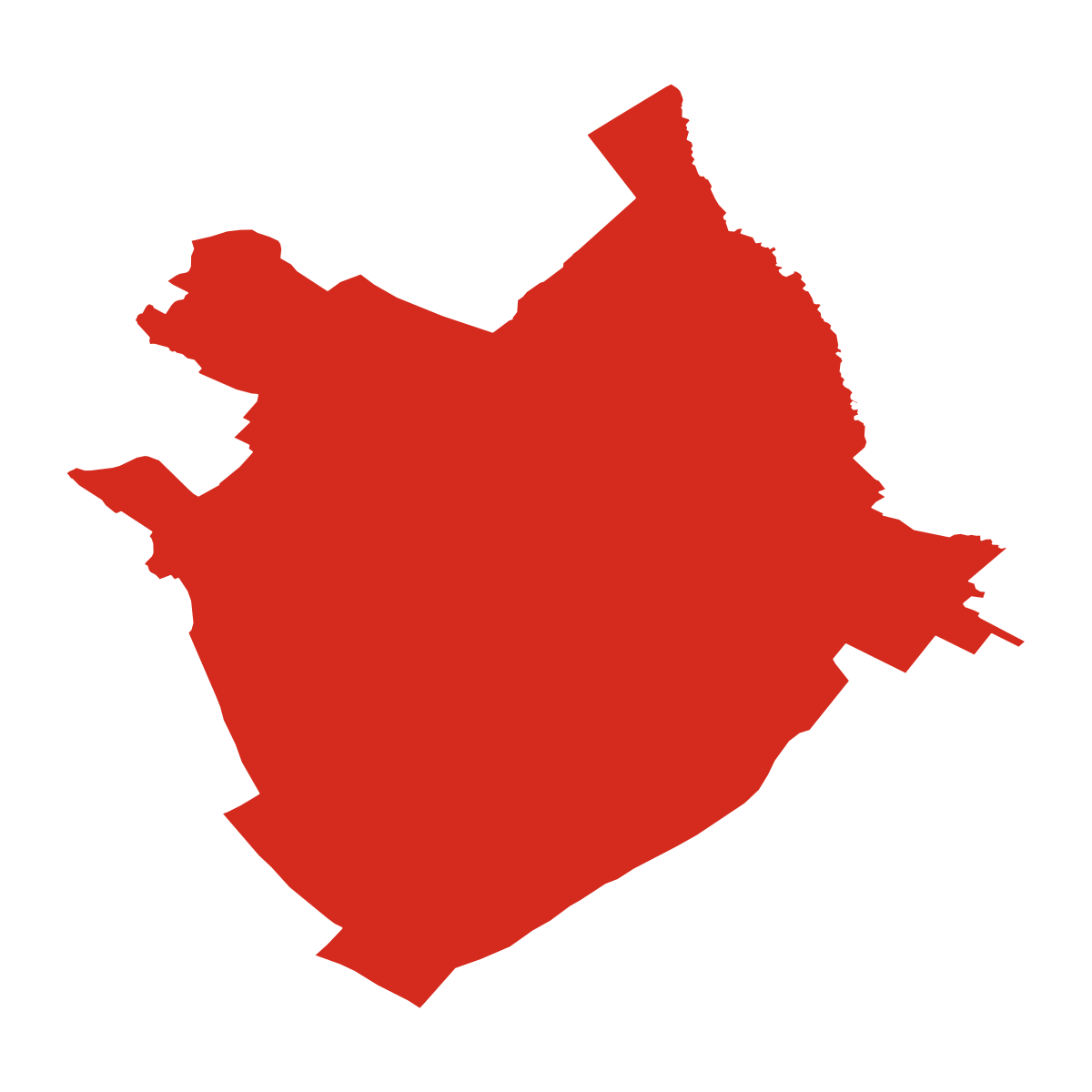 Vrbové city boundary