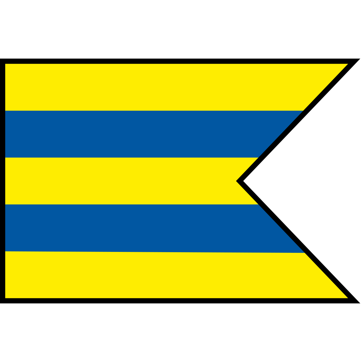 Flag of Vrbové, Region of Trnava