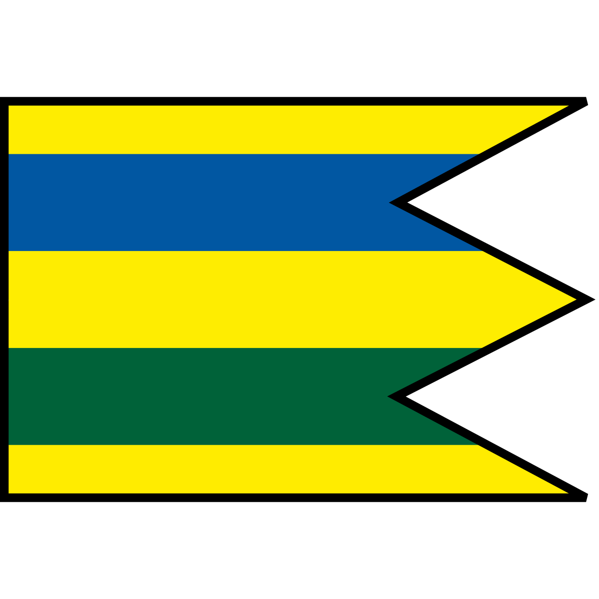 Vlajka mesta Vysielač, Prešovský kraj
