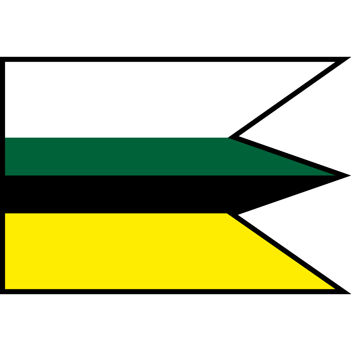 Flag of Vyšná Jedľová, Region of Prešov
