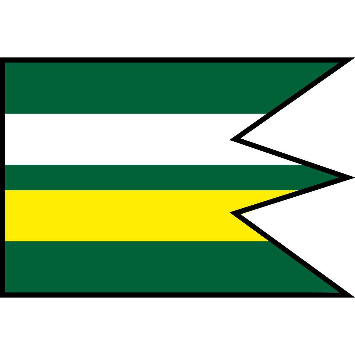 Flag of Vyšná Slaná, Region of Košice