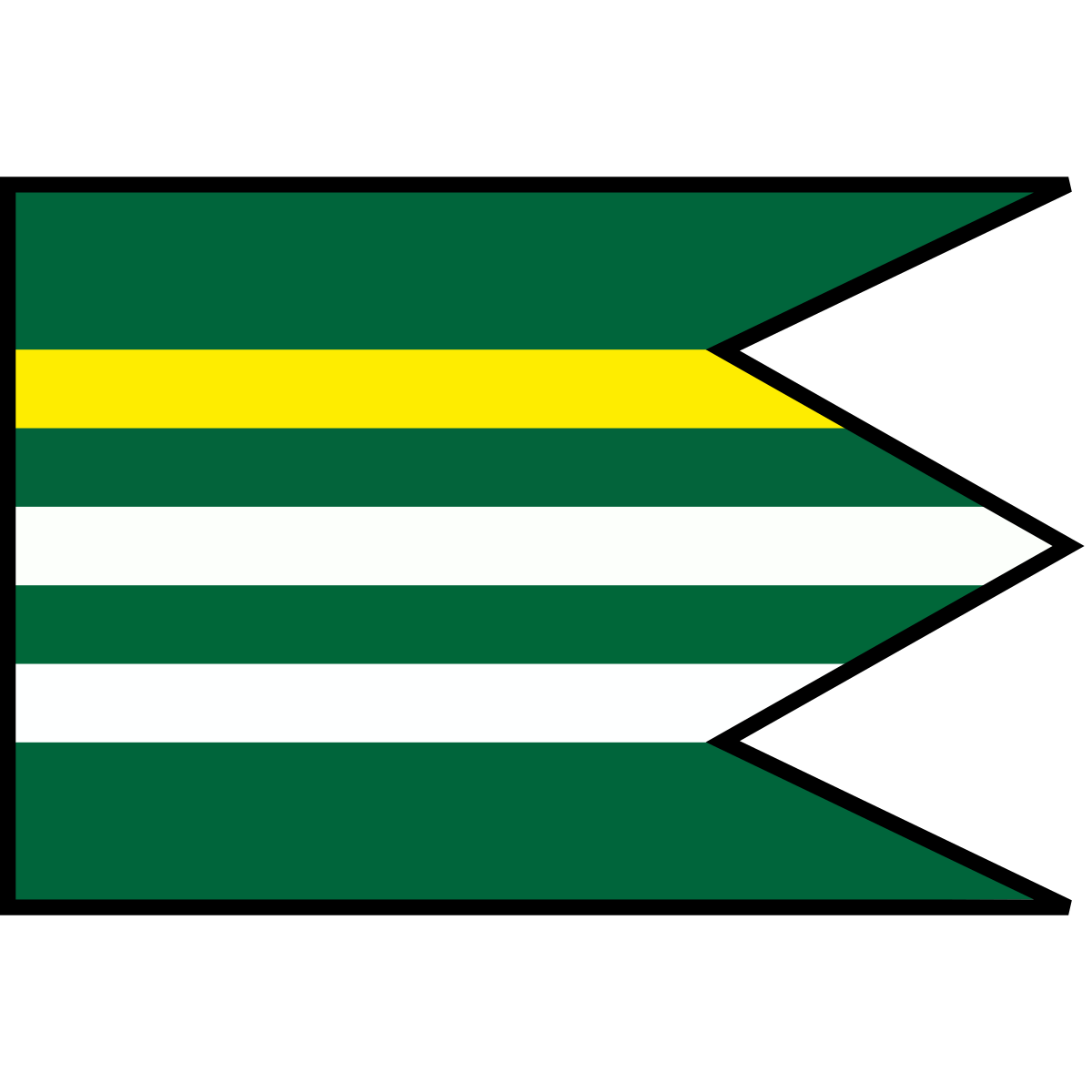 Flag of Vyšné nad Hronom, Region of Nitra