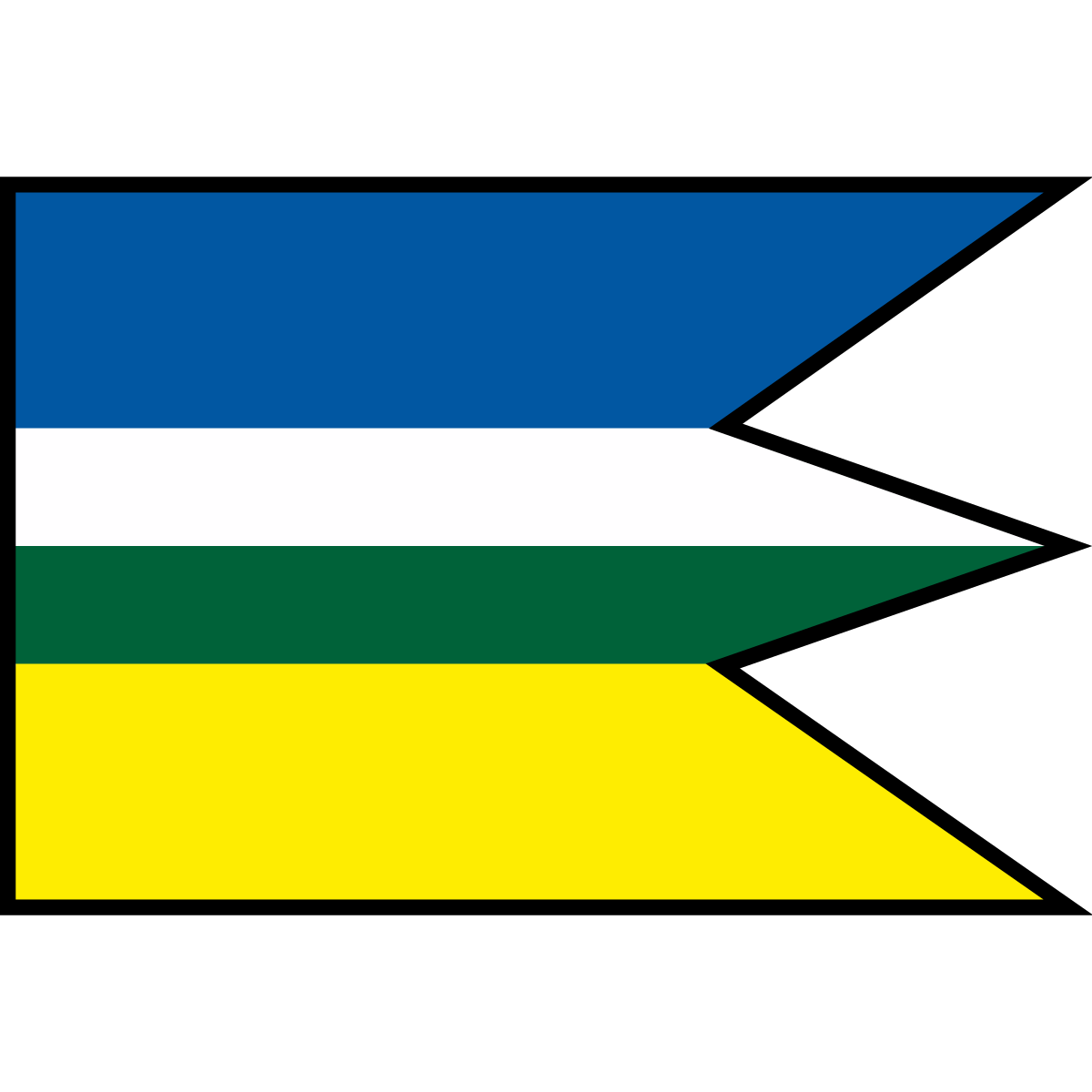 Vlajka mesta Vyšný Kubín, Žilinský kraj