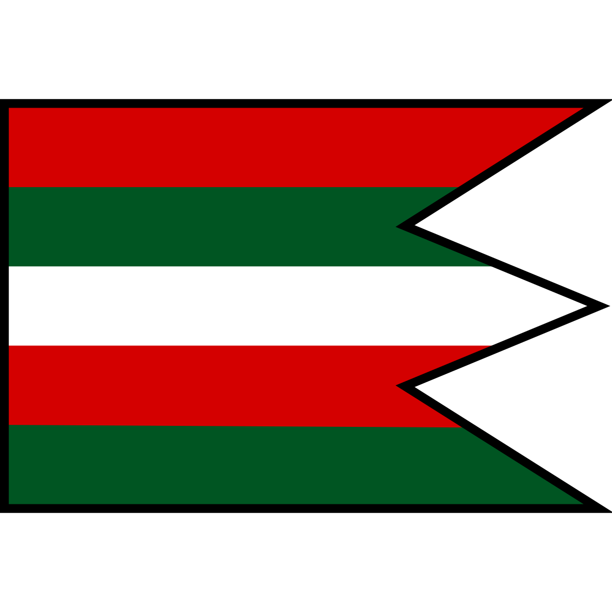 Flag of Vyšný Tvarožec, Region of Prešov