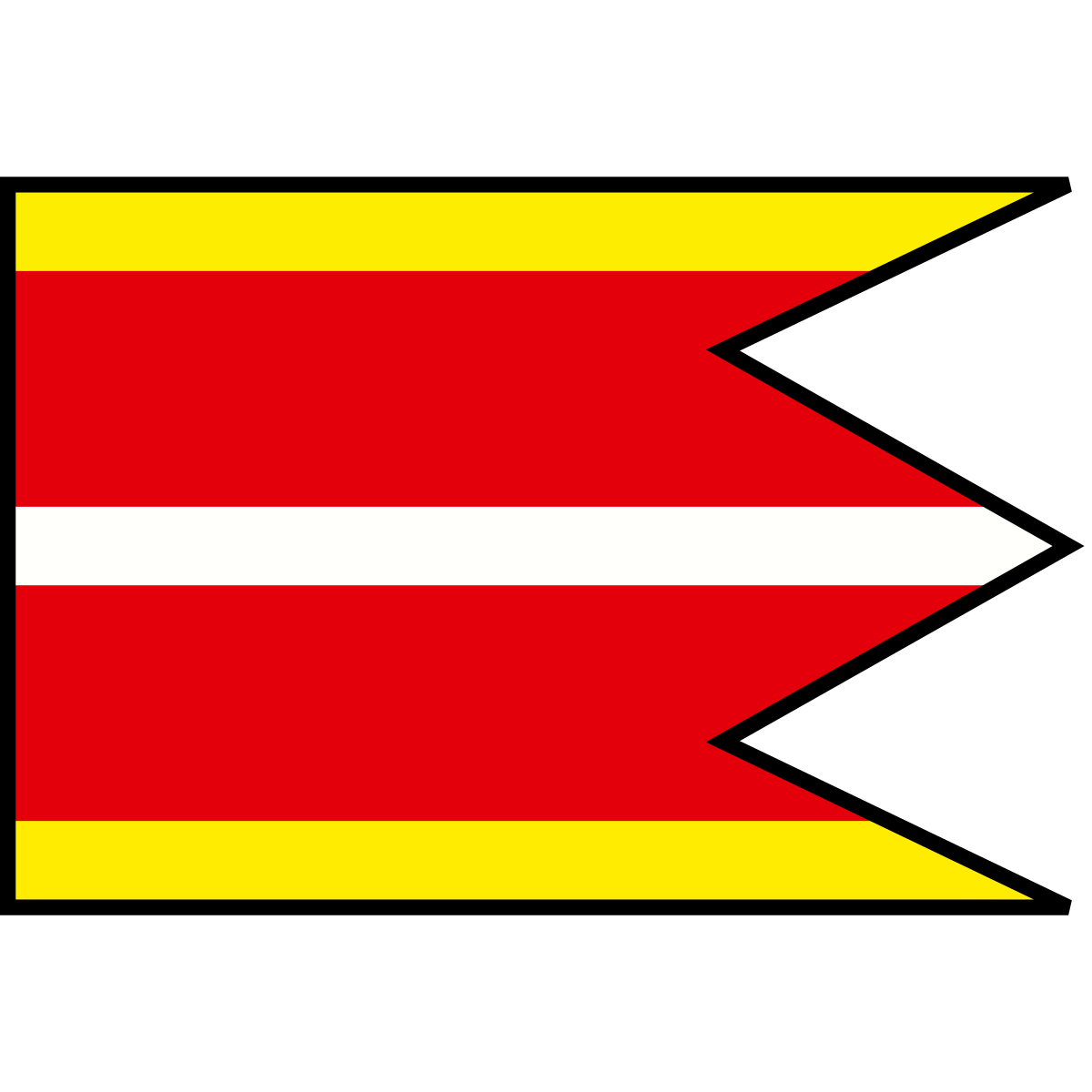 Flag of Vysoká nad Uhom, Region of Košice