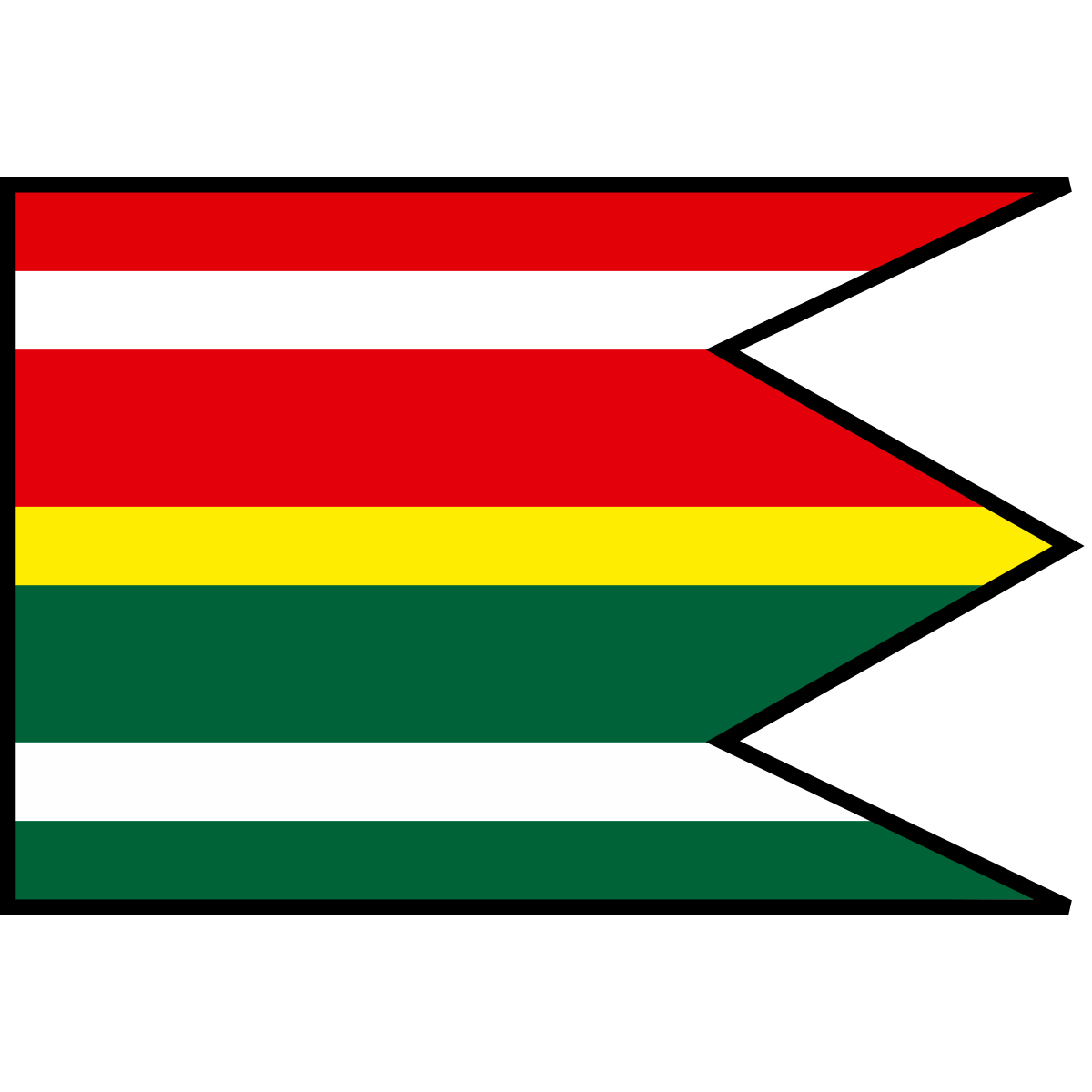 Flag of Žabokreky nad Nitrou, Region of Trenčín