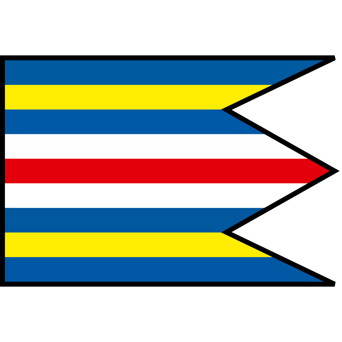 Flag of Záhorská Ves, Region of Bratislava