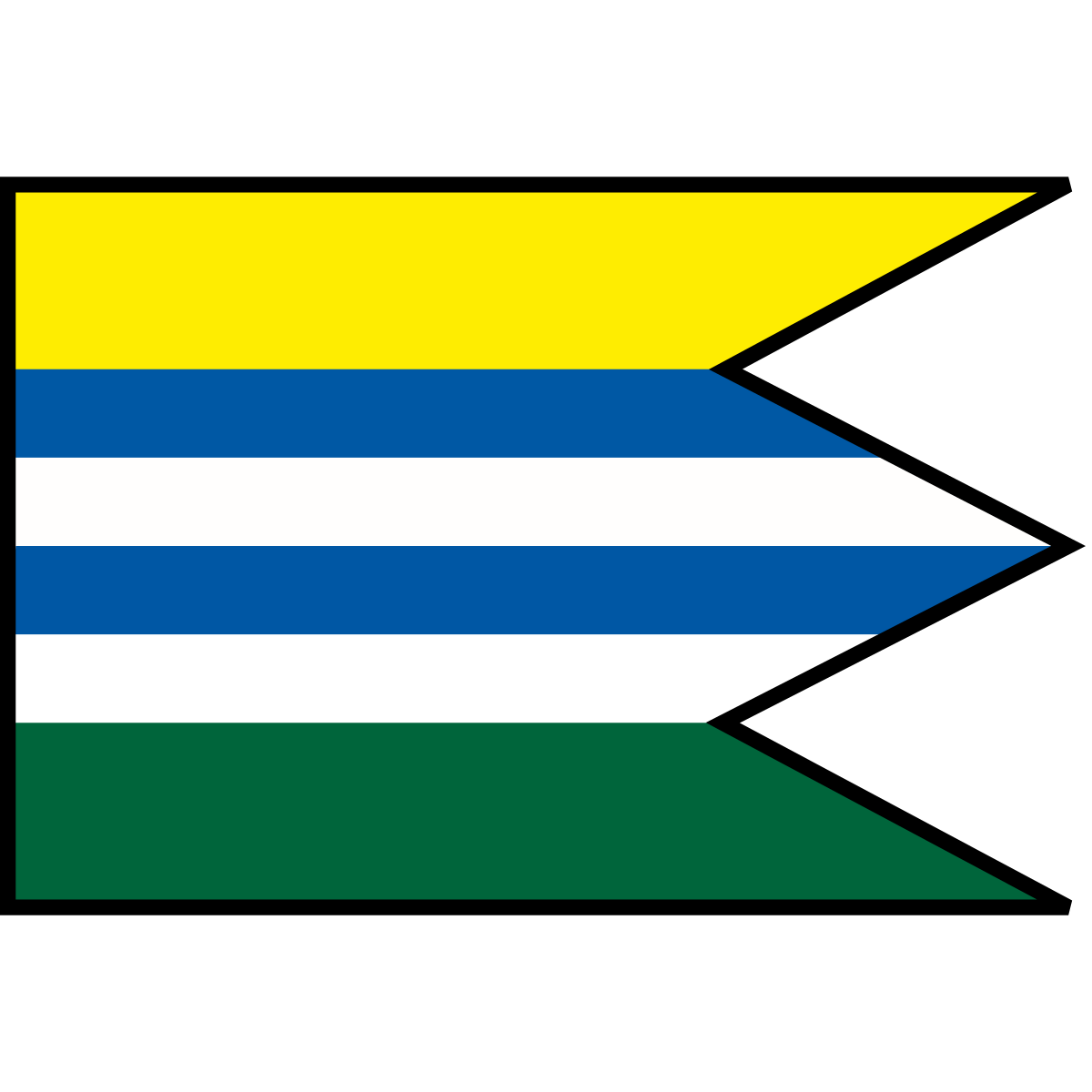 Flag of Zálesie, Region of Bratislava