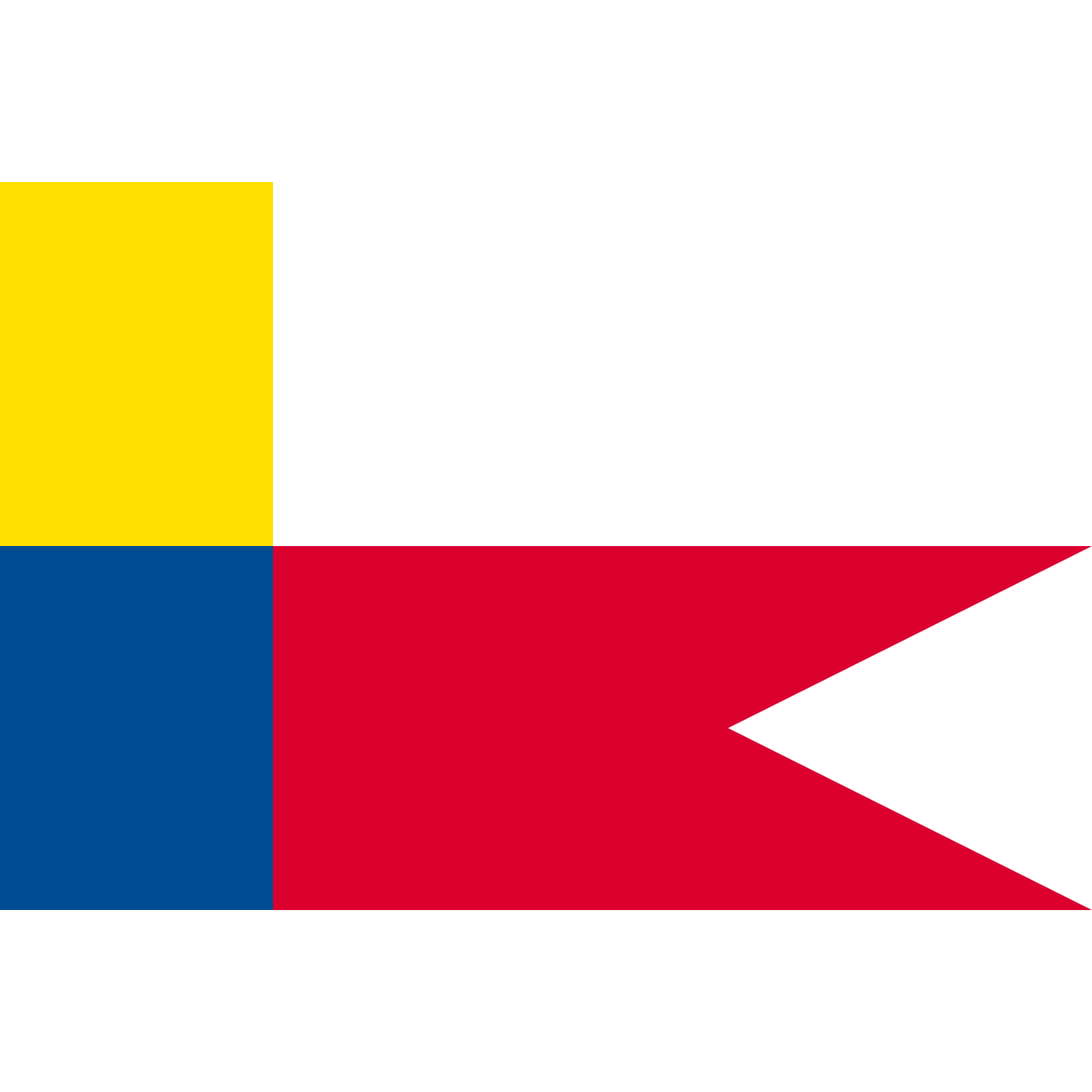 Flag of Západ, Region of Košice