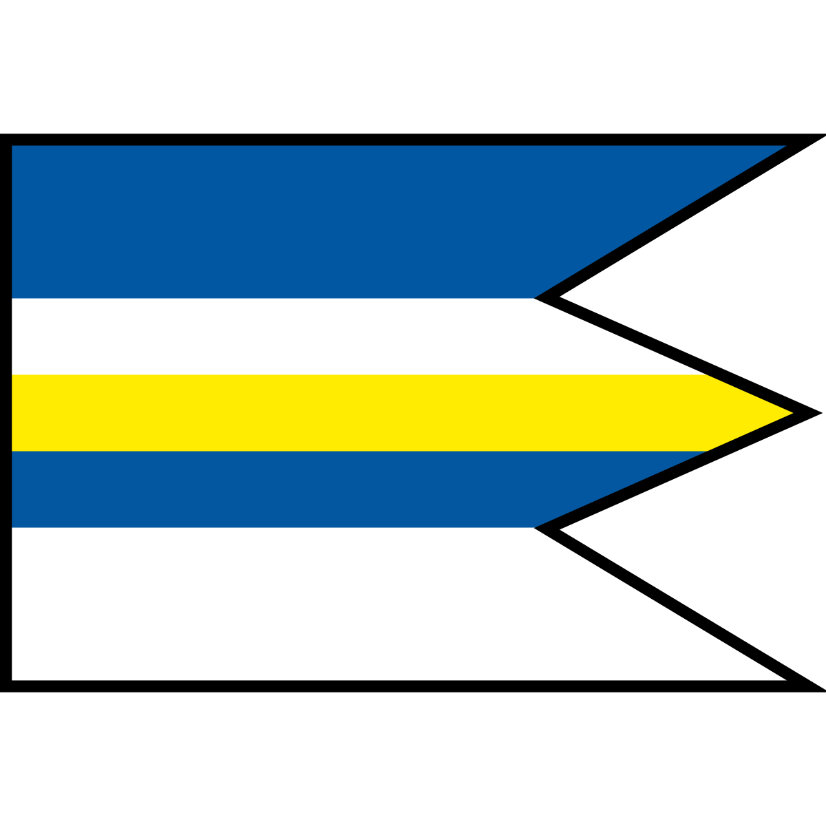 Flag of Záskalie, Region of Trenčín