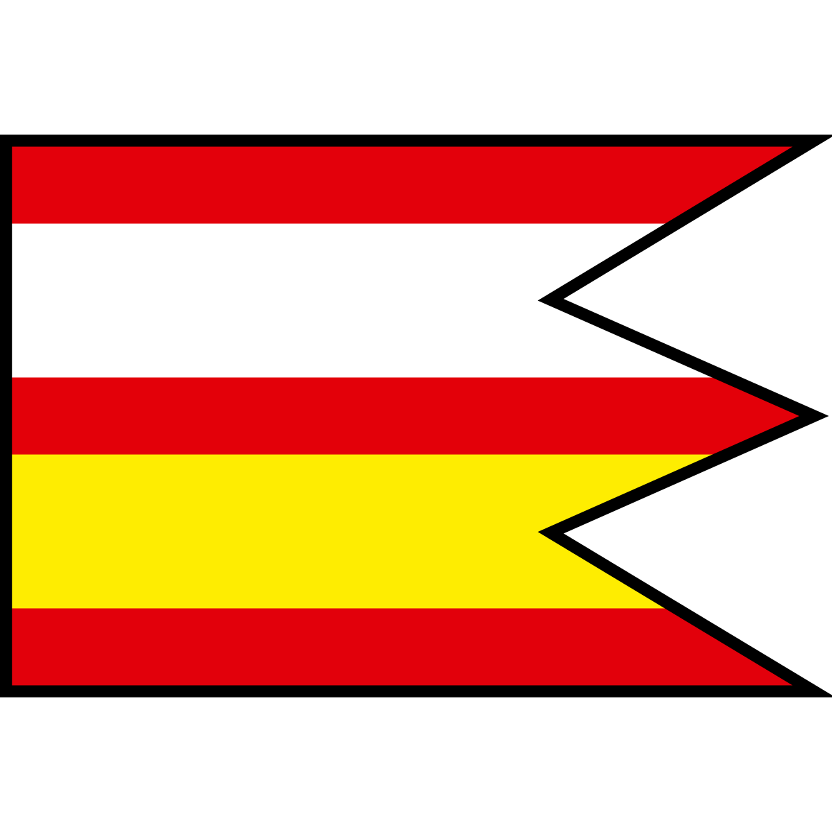 Vlajka mesta Zavar, Trnavský kraj