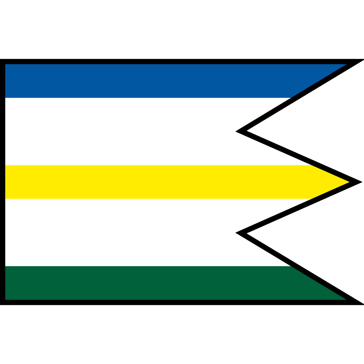 Flag of Zbudská Belá, Region of Prešov