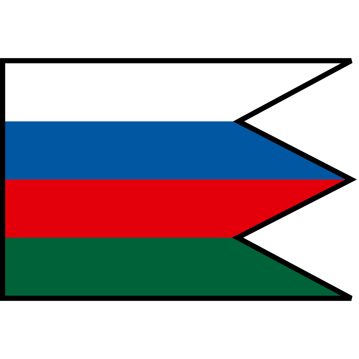 Flag of Ždiar, Region of Prešov
