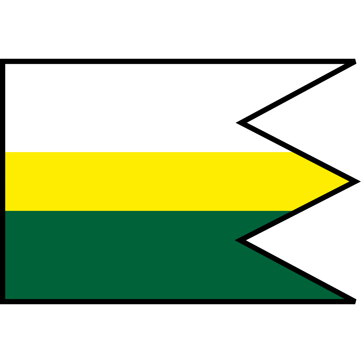 Flag of Zeleneč, Region of Trnava