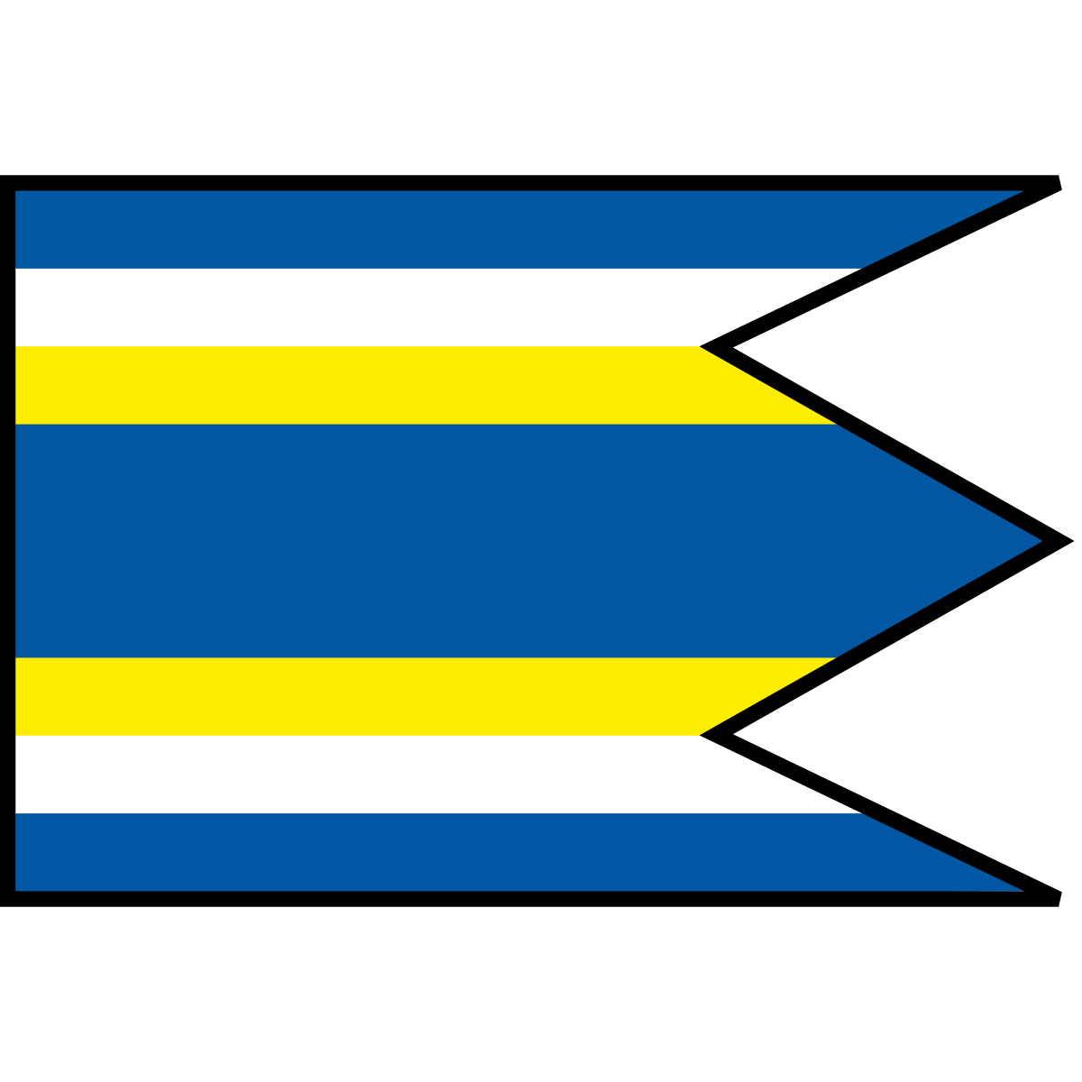 Flag of Žemberovce, Region of Nitra