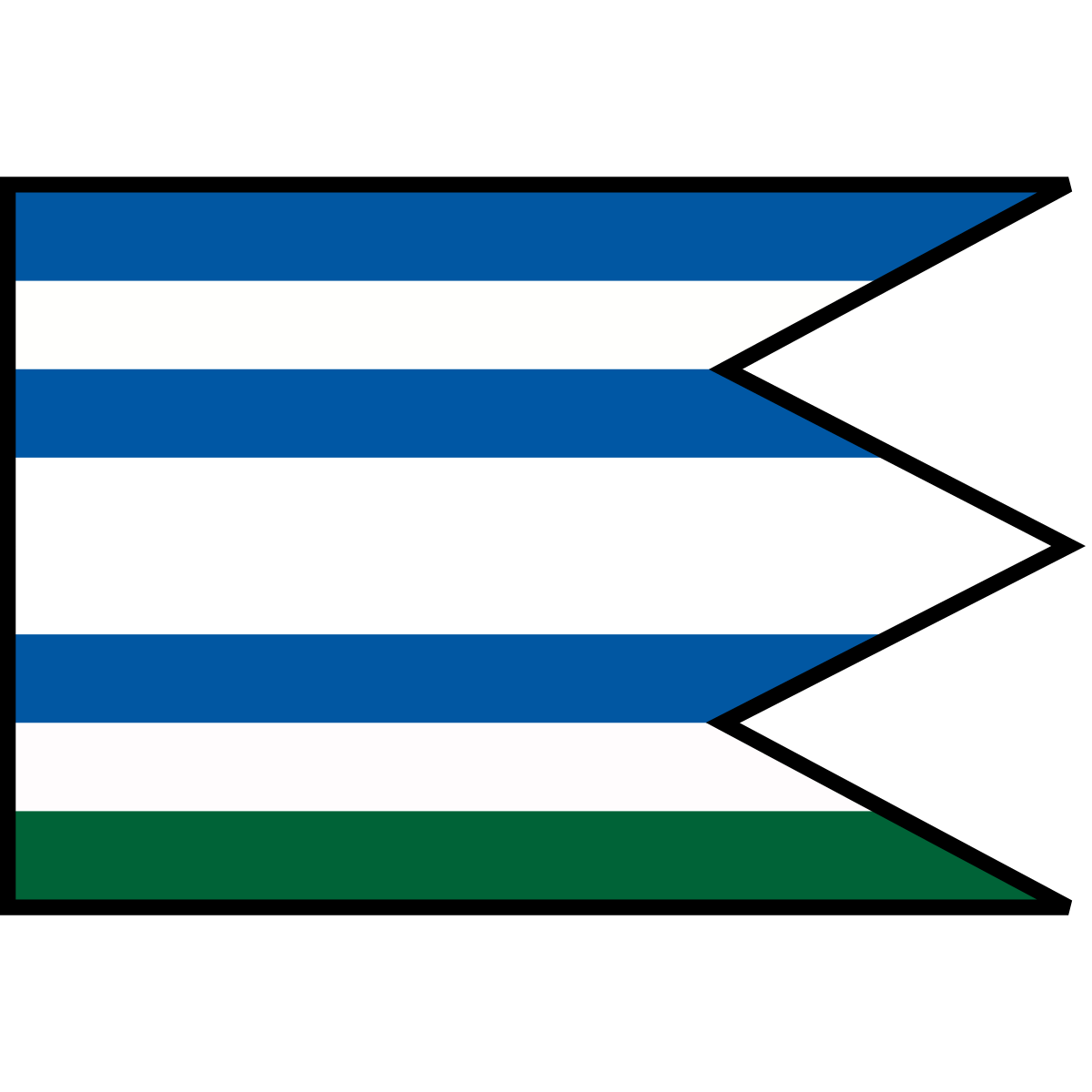 Flag of Zemianske Kostoľany, Region of Trenčín