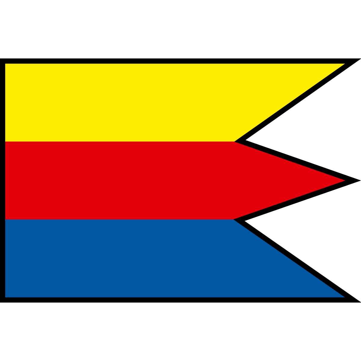 Flag of Zemianske Podhradie, Region of Trenčín