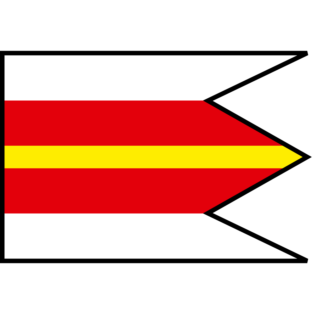 Flag of Zemné, Region of Nitra