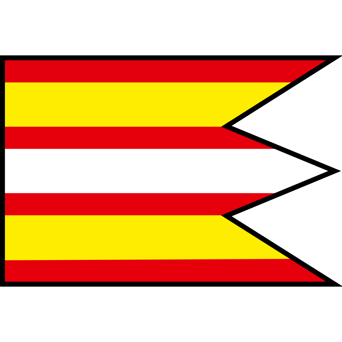 Flag of Zemplínsky Branč, Region of Košice