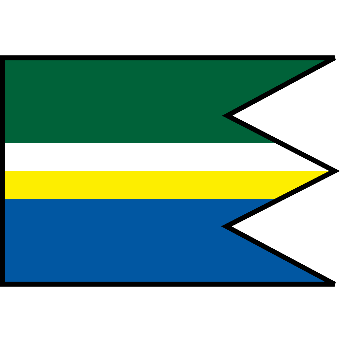 Flag of Zlatník, Region of Prešov