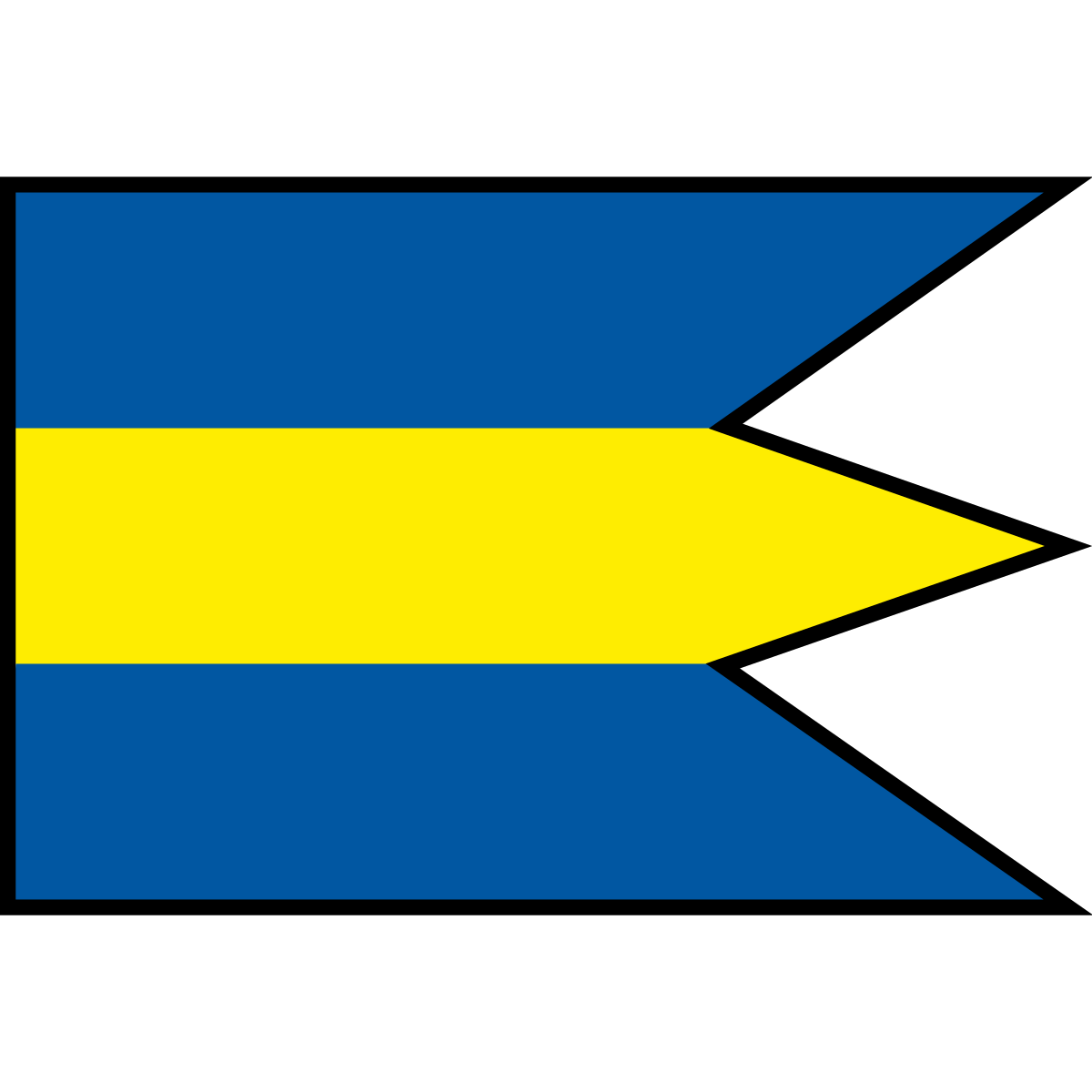 Flag of Zlatno, Region of Nitra