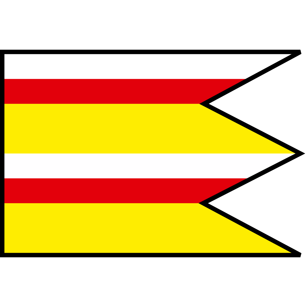 Flag of Zliechov, Region of Trenčín