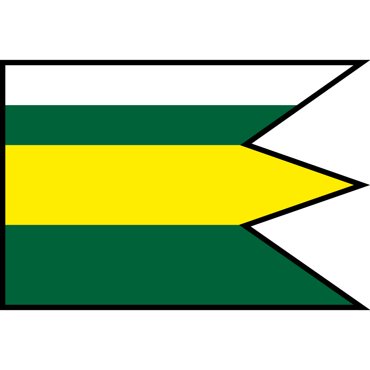 Flag of Zuberec, Region of Žilina