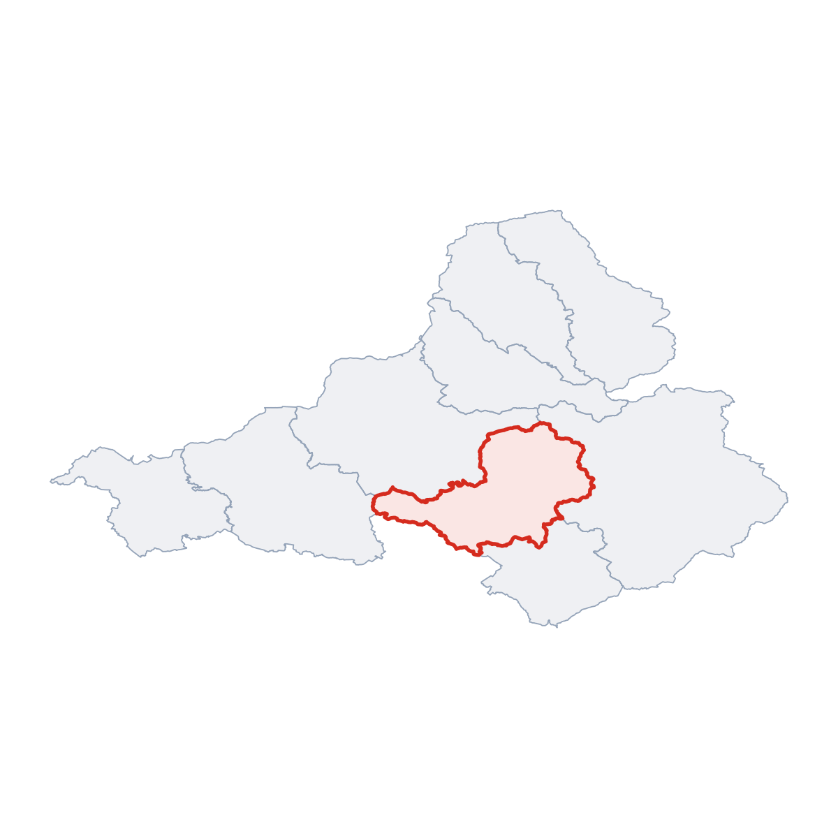 District of Bánovce nad Bebravou in Region of Trenčín
