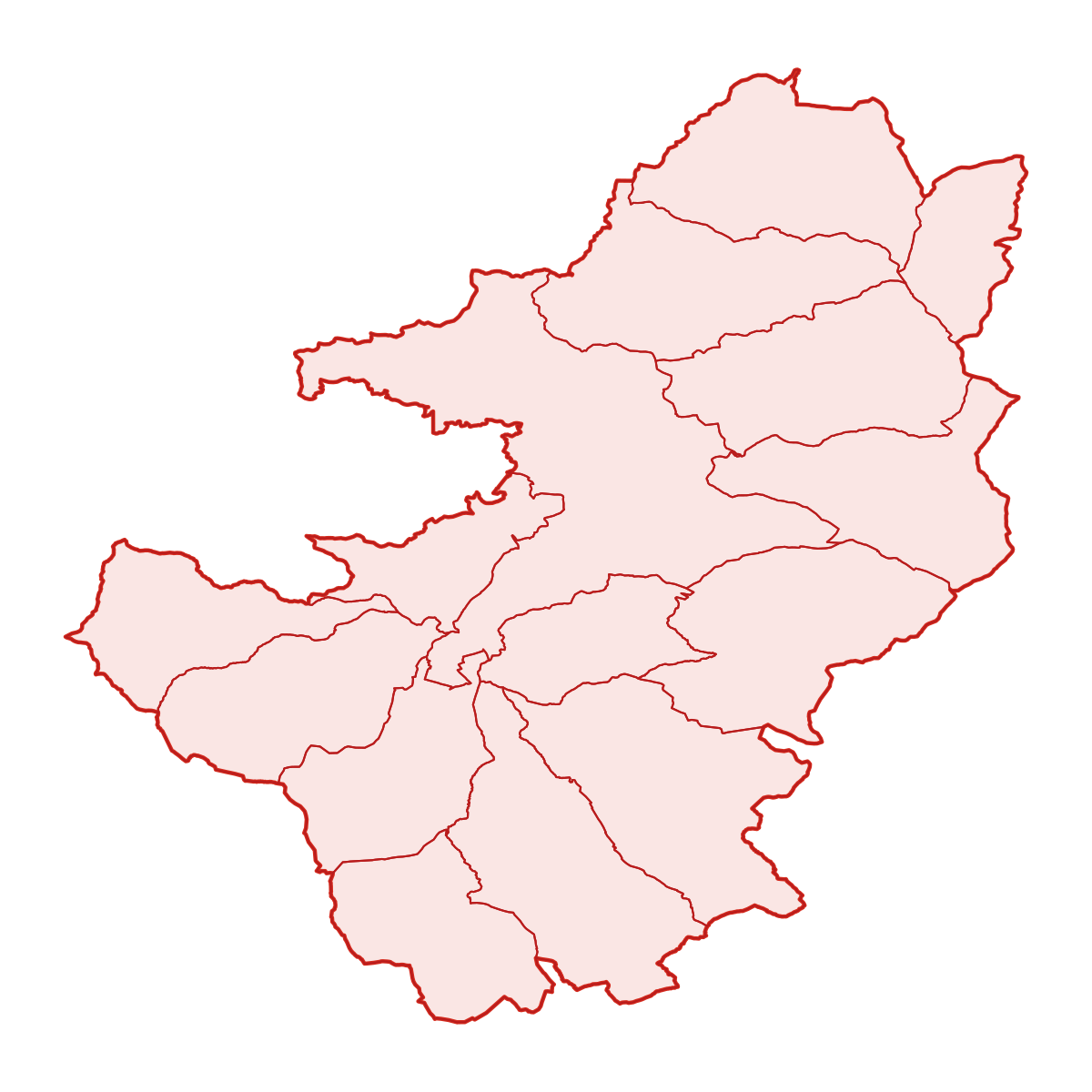 District of Banská Štiavnica with municipalities
