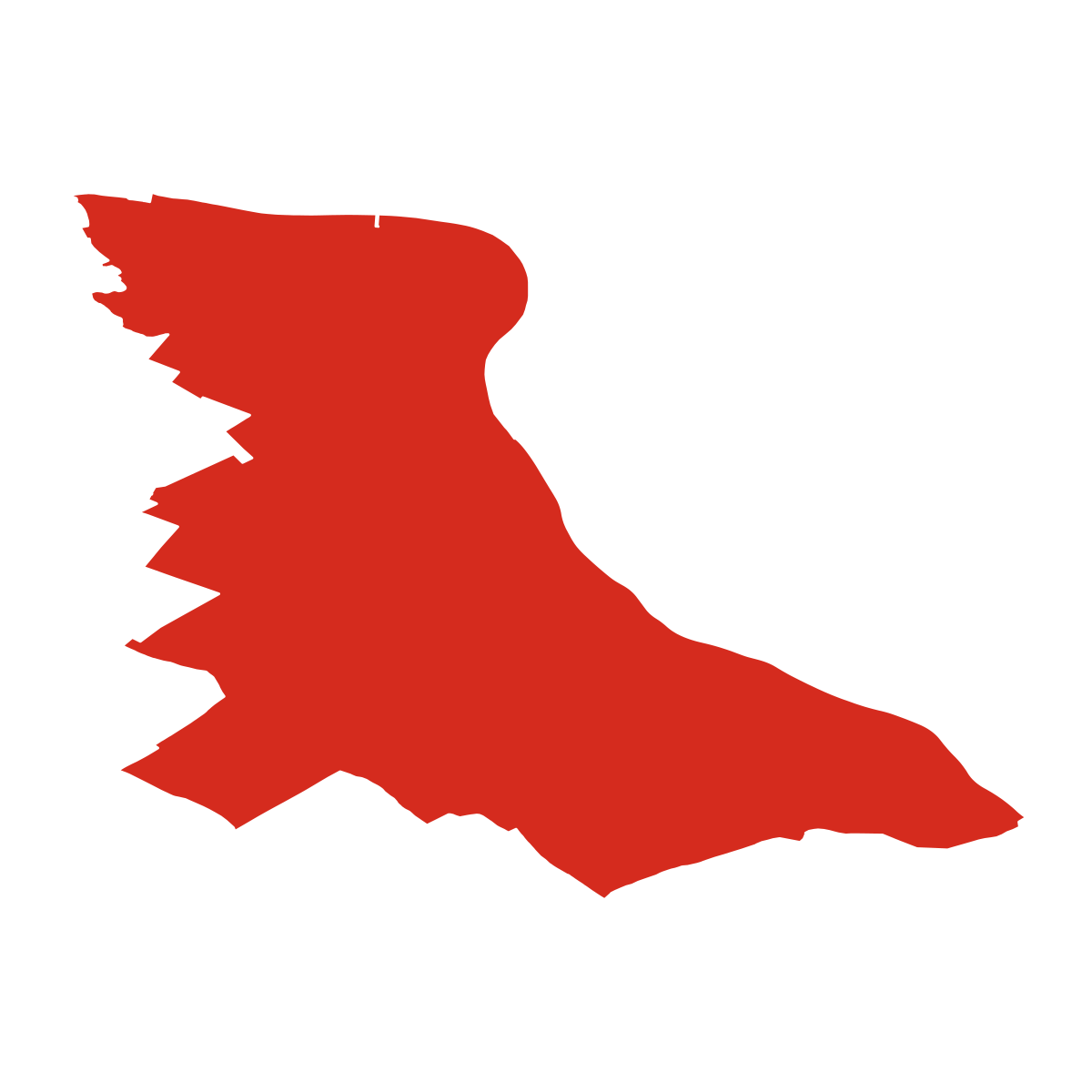 District of Bratislava V outline