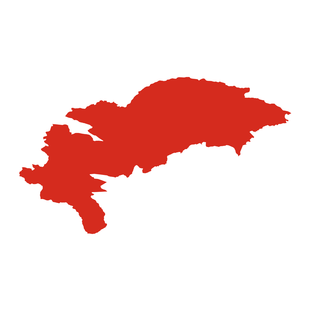 District of Detva outline