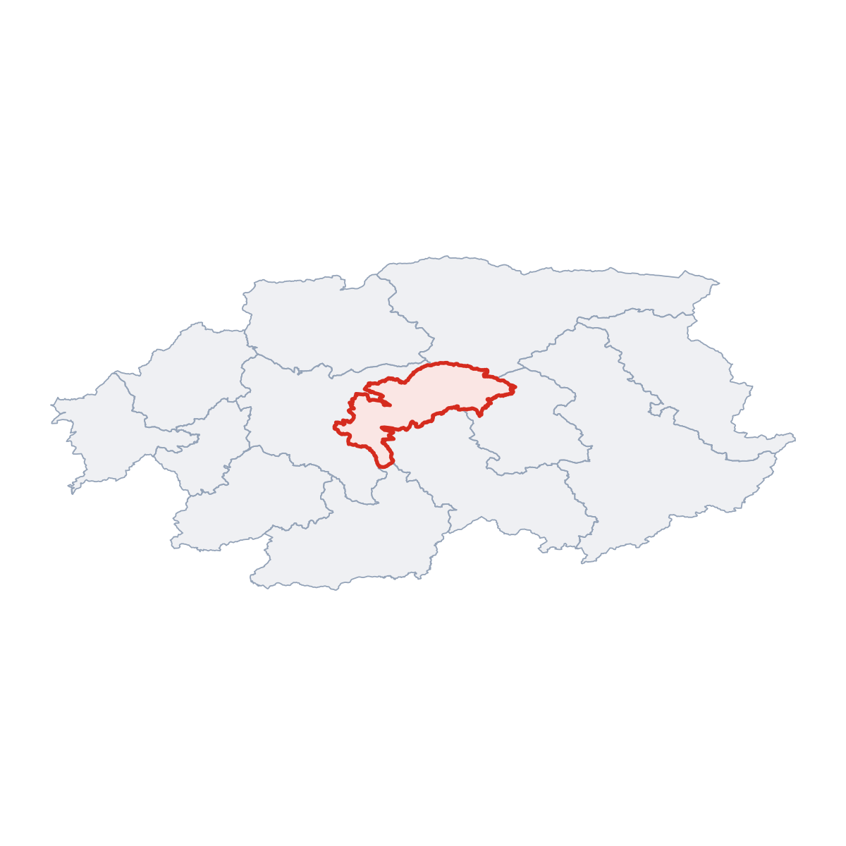District of Detva in Region of Banská Bystrica