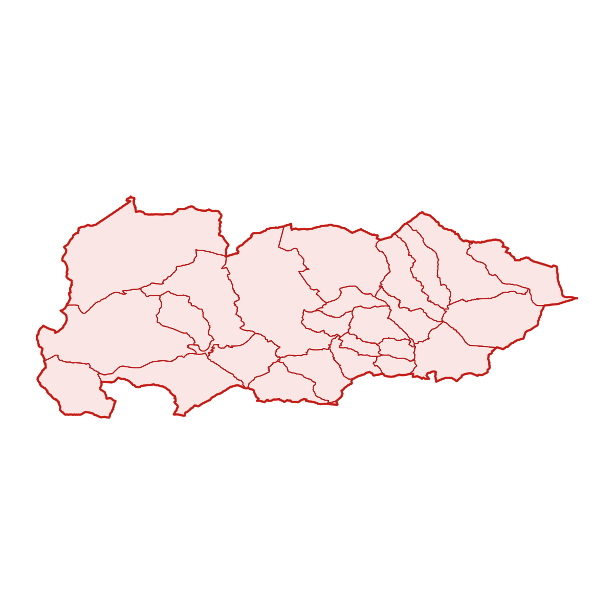 District of Dolný Kubín with municipalities