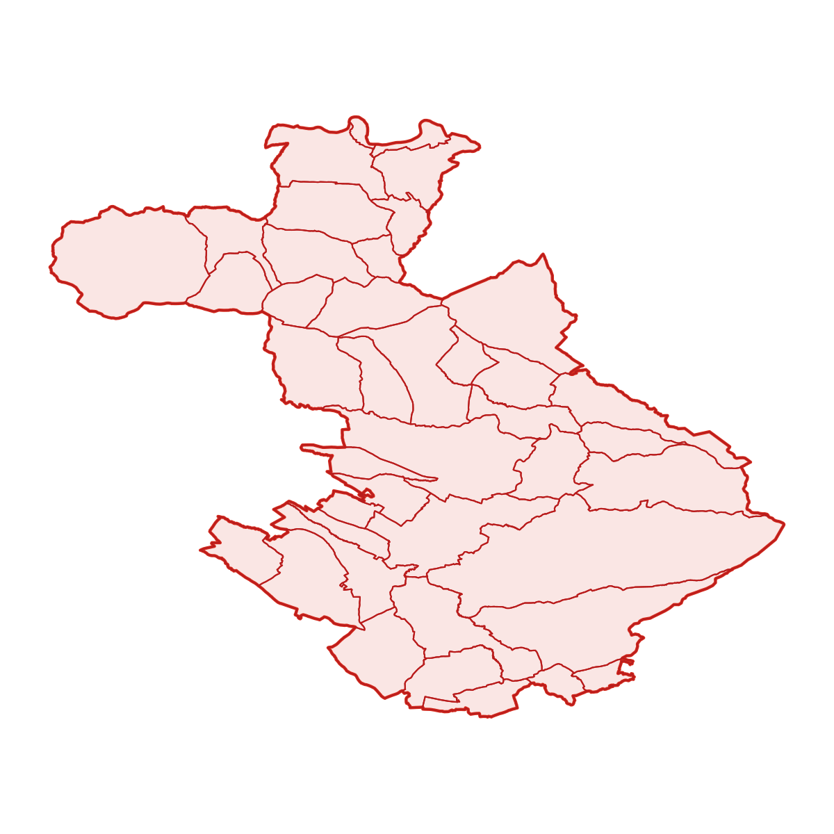 District of Kežmarok with municipalities