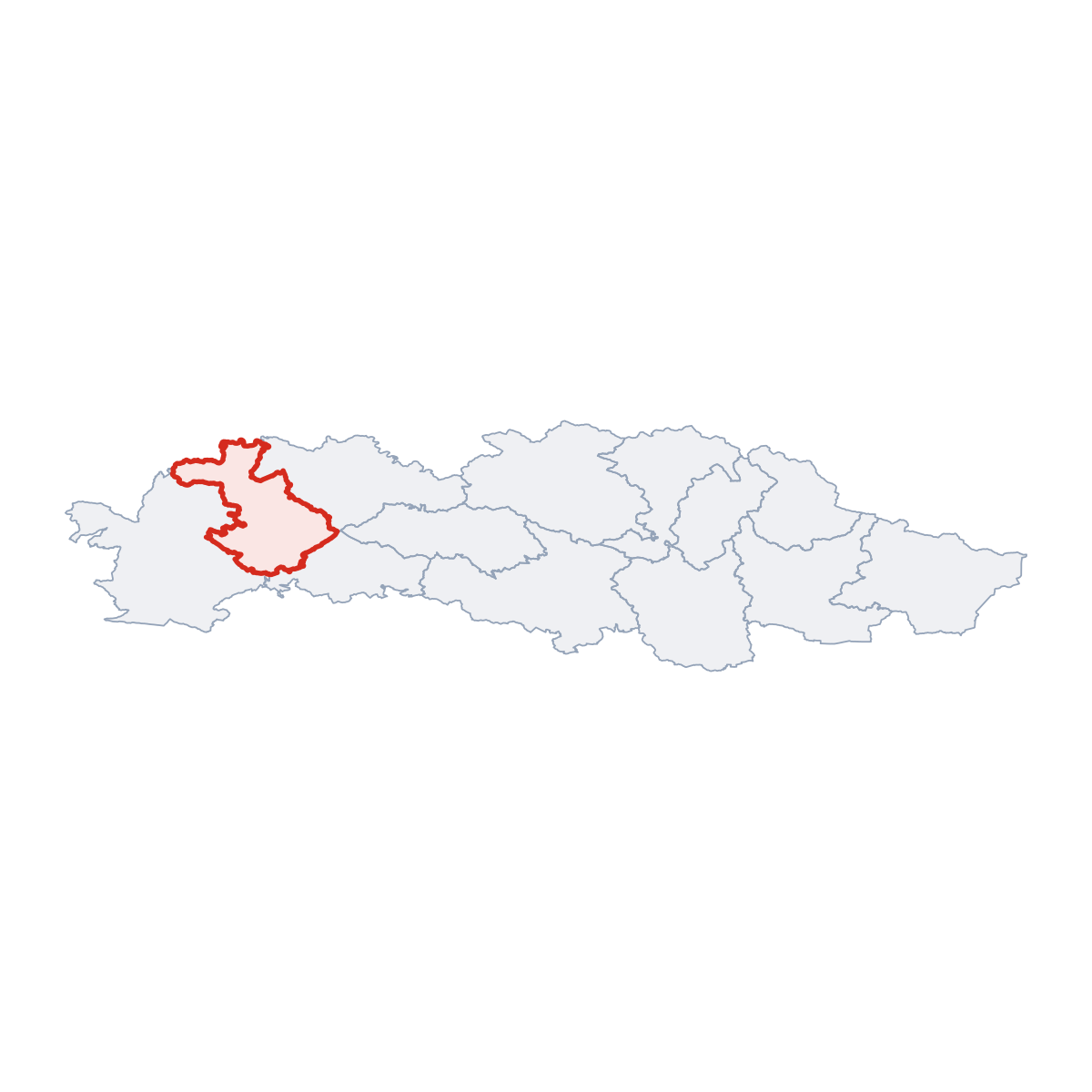 District of Kežmarok in Region of Prešov