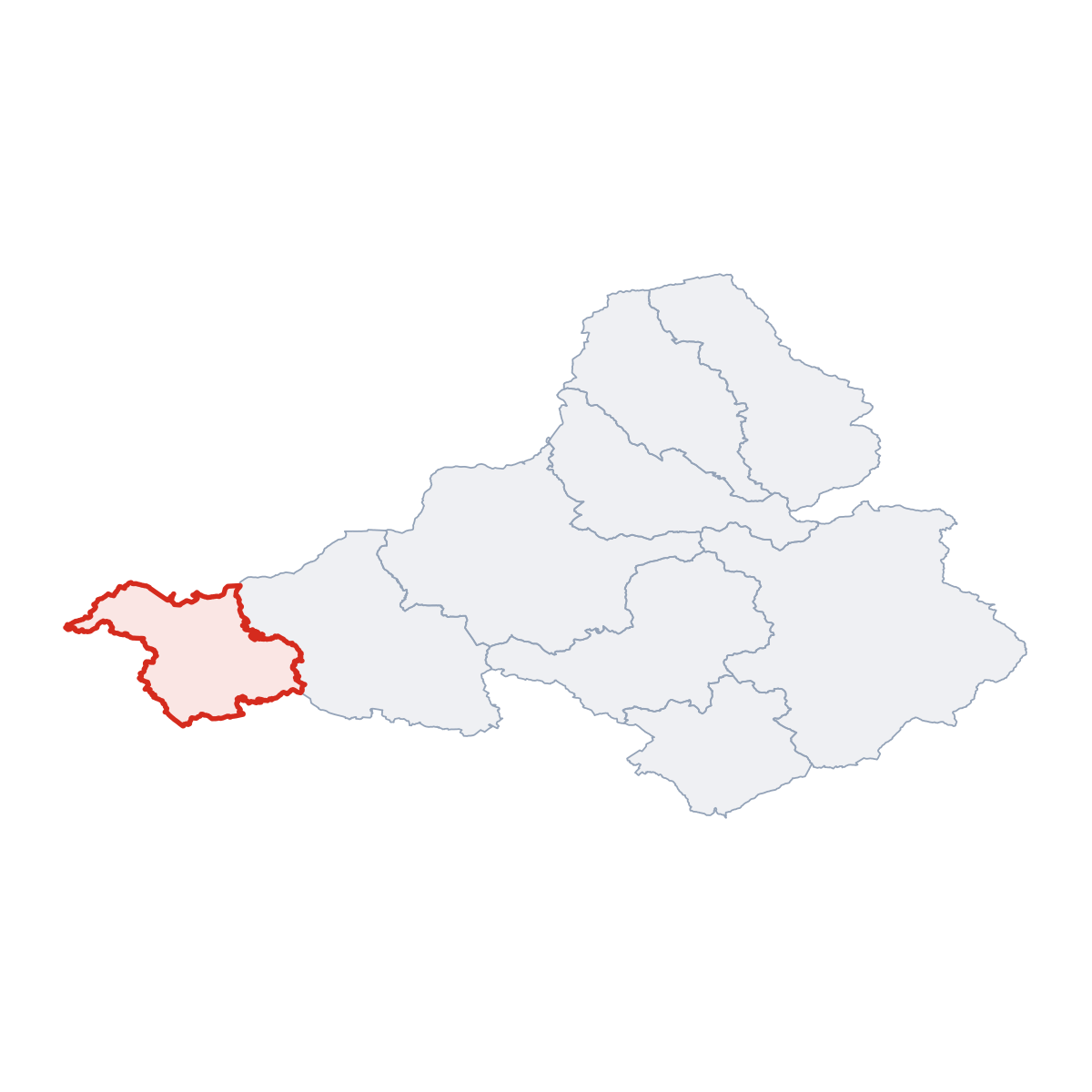 okres Myjava v Trenčiansky kraj
