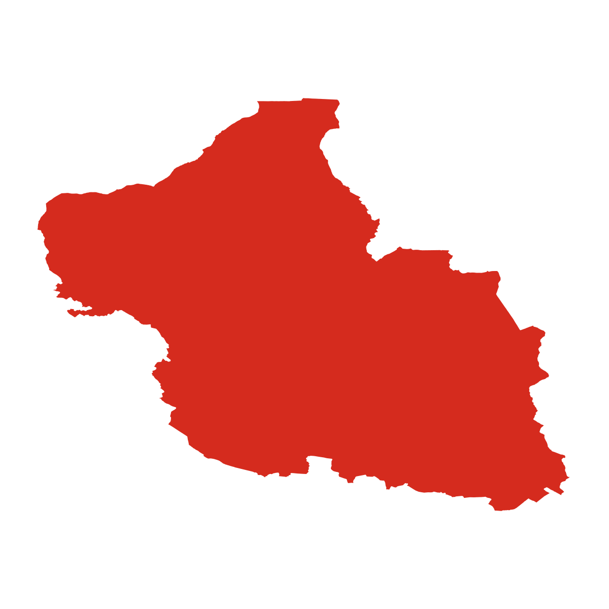 District of Nové Mesto nad Váhom outline