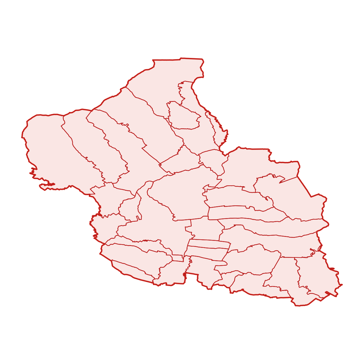 District of Nové Mesto nad Váhom with municipalities