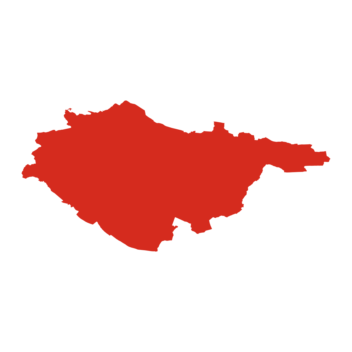 District of Piešťany outline
