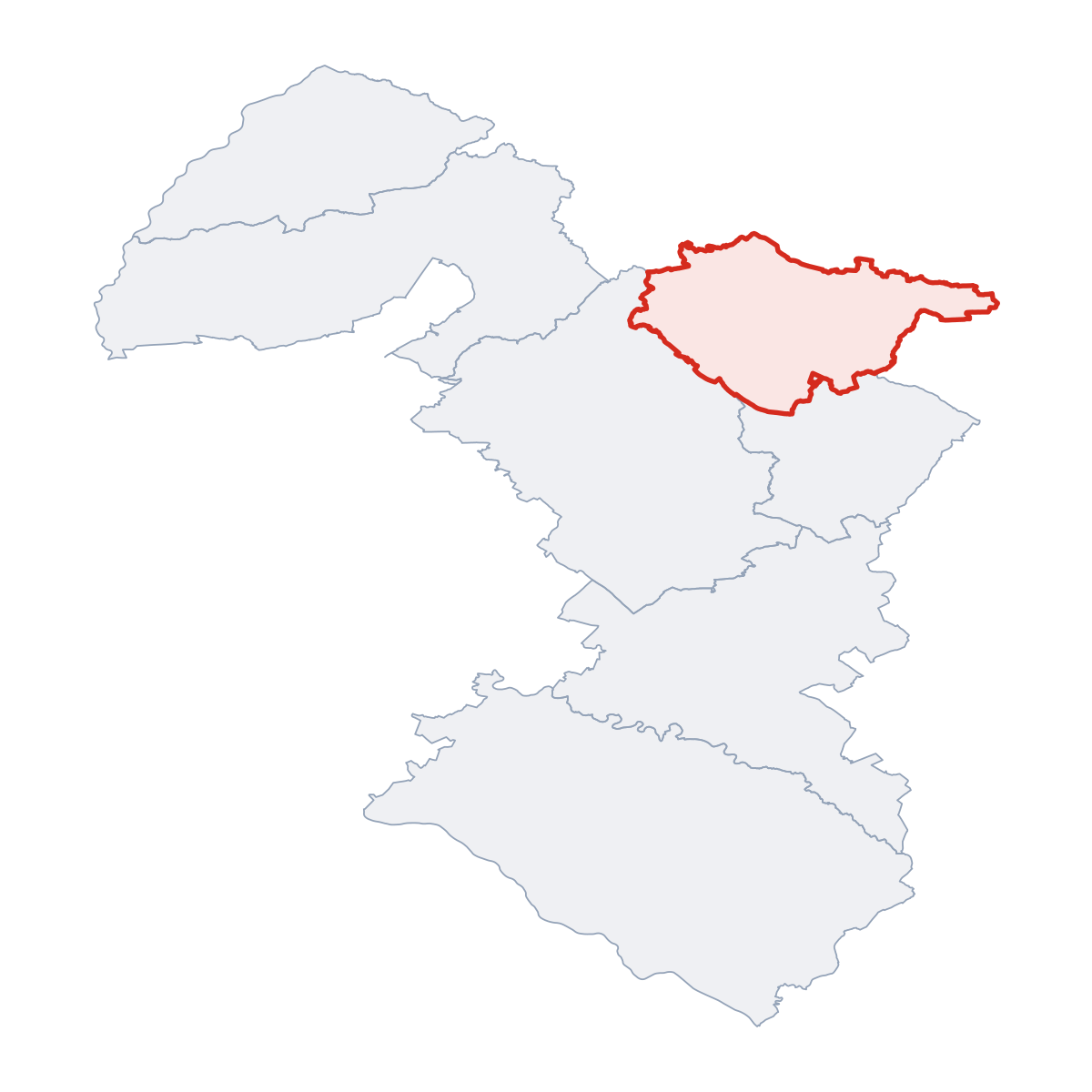 District of Piešťany in Region of Trnava