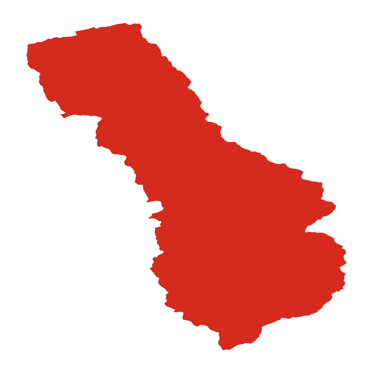 District of Považská Bystrica outline