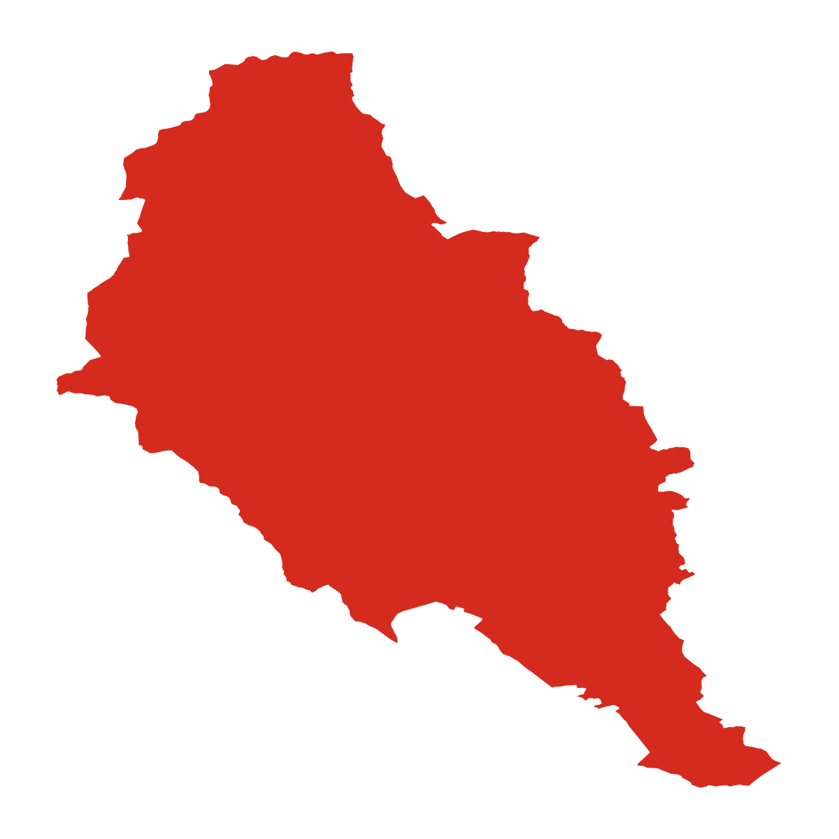 District of Púchov outline