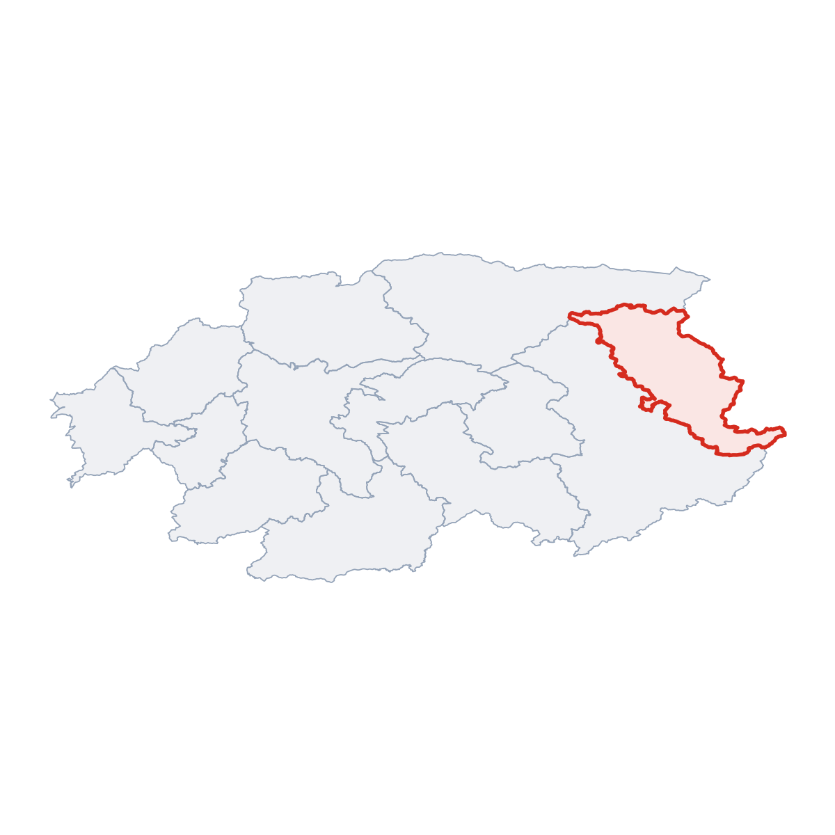 District of Revúca in Region of Banská Bystrica