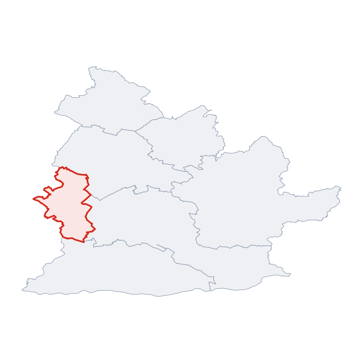 District of Šaľa in Region of Nitra